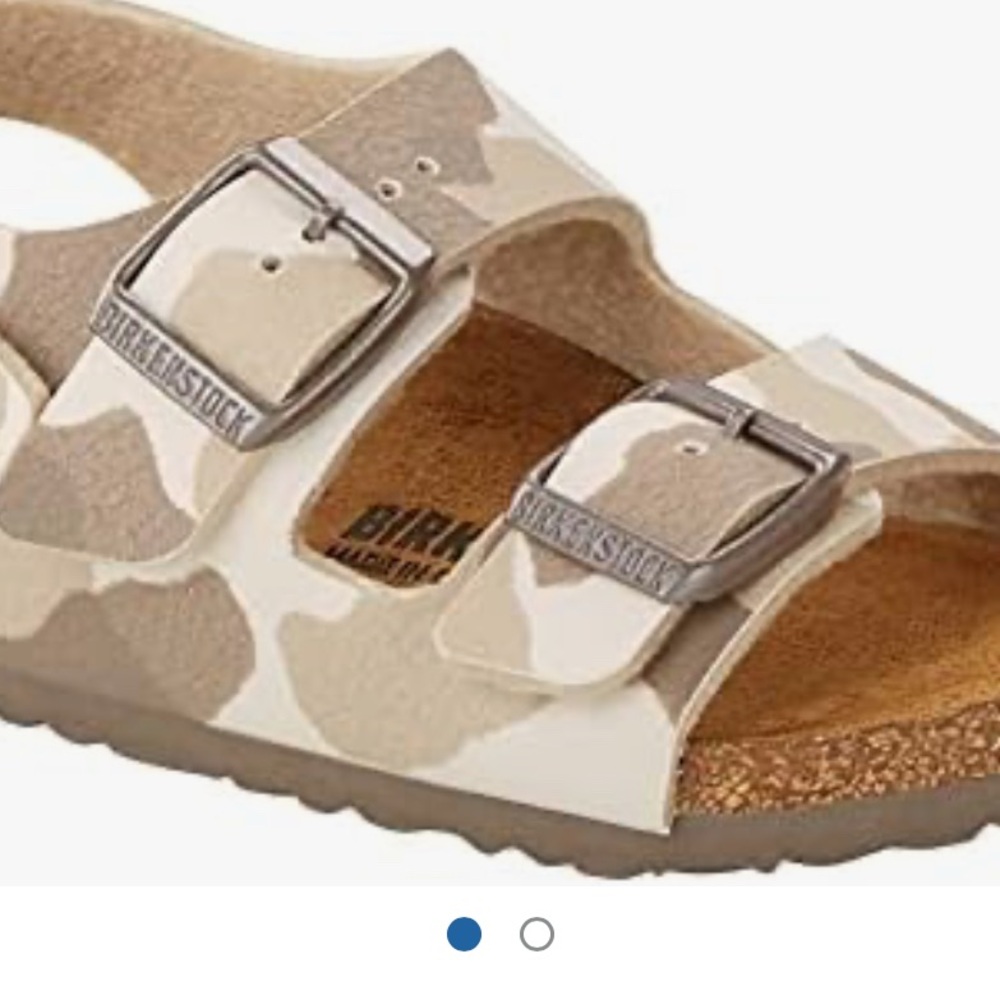 Birkenstock Kids Sandals - Cream and Tan